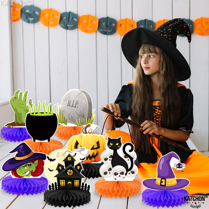 KatchOn Halloween Centerpieces for Tables, Pack of 8