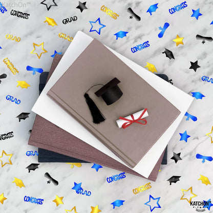 KatchOn, Gold and Black Graduation Confetti 2026 - Pack of 1300 | Grad Table Decorations 2026 | Graduation Confetti Class of 2026 | Graduation Decorations 2026, 2026 Graduation Table Decorations