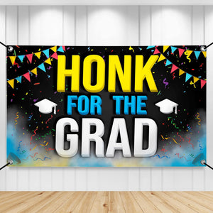 KatchOn, Honk for The Grad Banner - Xtralarge, 72x44 Inch | Honk for The Graduate, Graduation Decorations 2026 | Graduation Banner for Graduation Decorations Class of 2026 Graduation Backdrop