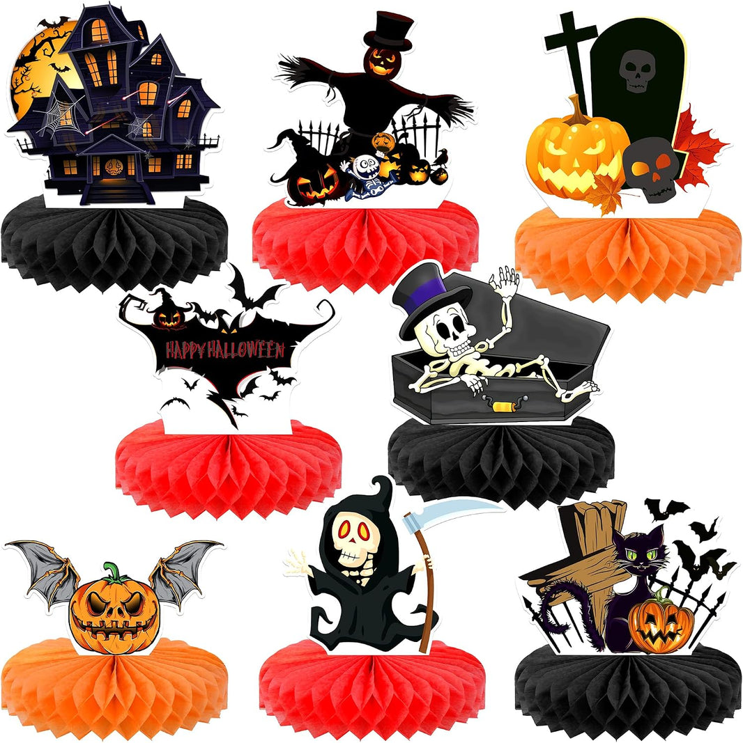 KatchOn Halloween Centerpieces for Tables, Pack of 8