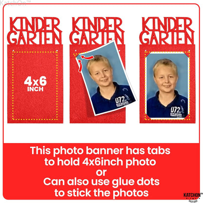 KatchOn, Graduation Decorations 2026 | Felt K-12 Graduation Photo Banner 6x7 - Large, 10 Feet | Class of 2026, Grad Picture Display, 2026 Grad Party Decorations