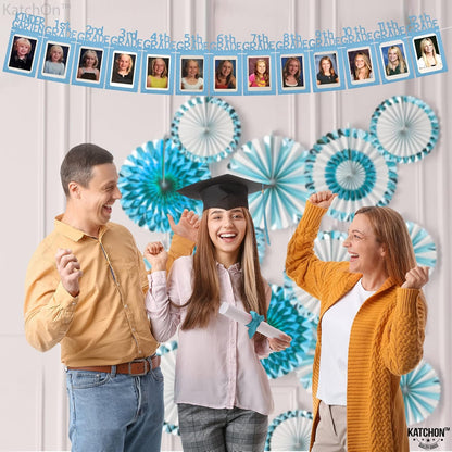 KatchOn, Felt K-12 Graduation Photo Banner 5x7 - Large, 10 Feet | Graduation Picture Banner, 2026 Graduation Decorations Class of 2026 | Graduation Picture Display, 2026 Graduation Party Decorations