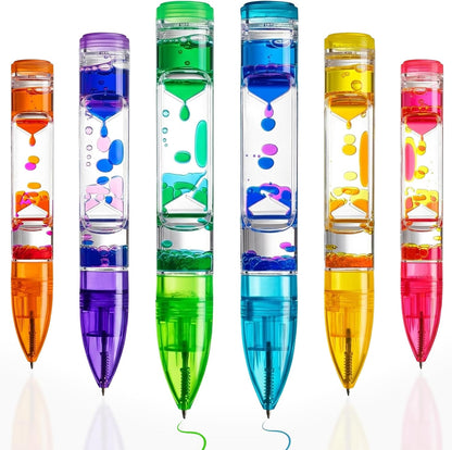 KatchOn 6Pcs Liquid Motion Bubbler Pens, Back to School Supplies