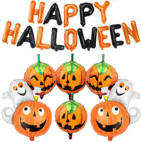 KatchOn Happy Halloween Balloons Banner, Pack of 7