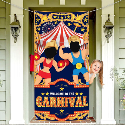 KatchOn, Carnival Photo Booth Backdrop - Large, 72x36 Inch | Carnival Photo Backdrop, Carnival Theme Party Decorations | Carnival Backdrop For Carnival Decorations | Circus Theme Party Decorations