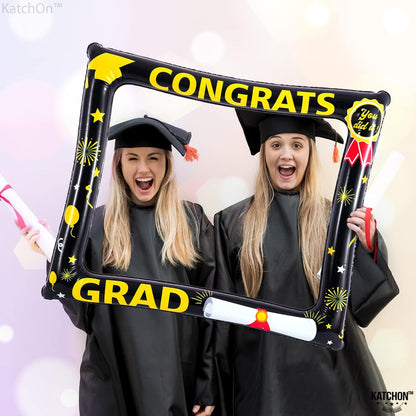 KatchOn, Inflatable Graduation Photo Booth Frame - Huge, 30 Inch | Graduation Photo Booth Props 2026, Graduation Decorations 2026 | Graduation Props for Photoshoot | 2026 Graduation Party Decorations