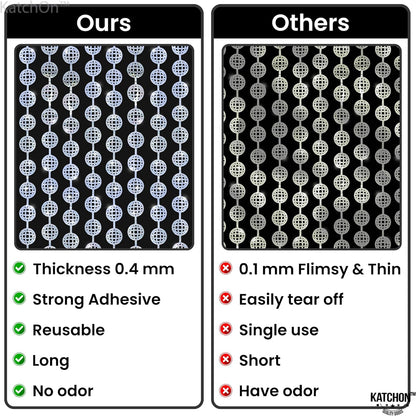 KatchOn, Silver Disco Ball Curtain - XtraLarge, 6.5 Feet, Pack of 2 | Silver Streamers Backdrops for Photoshoot | Disco Ball Backdrop for Parties, Silver Foil Fringe Curtain, Disco Party Decorations