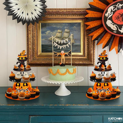 KatchOn Halloween Cupcake Stand, Pack of 2