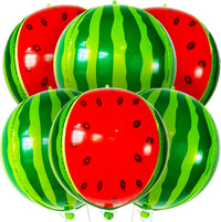 KatchOn, Watermelon Balloons - 22 Inch, Pack of 6, Summer Party Decorations | One In A Melon Party Decorations | Watermelon Balloons Party Decoration | Summer Birthday Decor, Summerween Decor