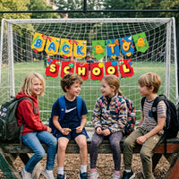 KatchOn Pre-Strung Back to School Banner - 10 Feet, Classroom Decor
