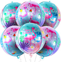 KatchOn 6Pcs Pink Flamingo Balloons 22 Inch, Flamingo Party Decorations | Luau Party Decorations, Flamingo Birthday Decoration, Flamingo Birthday Party Supplies, Summer Party Decorations