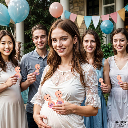 KatchOn, Baby Shower Scratch Off Game for Guest - 50 Cards, Baby Scratch Off Game | Gender Reveal Games  for Guest, Baby Shower Decorations | Scratch Off Baby Shower Games, Gender Reveal Decorations