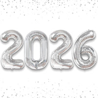 Katchon, Giant Silver 2026 Balloon for Graduation Decorations - 42 Inch | Graduation Balloons | Silver Balloon for Graduations Decorations 2026 | Grad Decorations | Graduations Party Supplies 2026