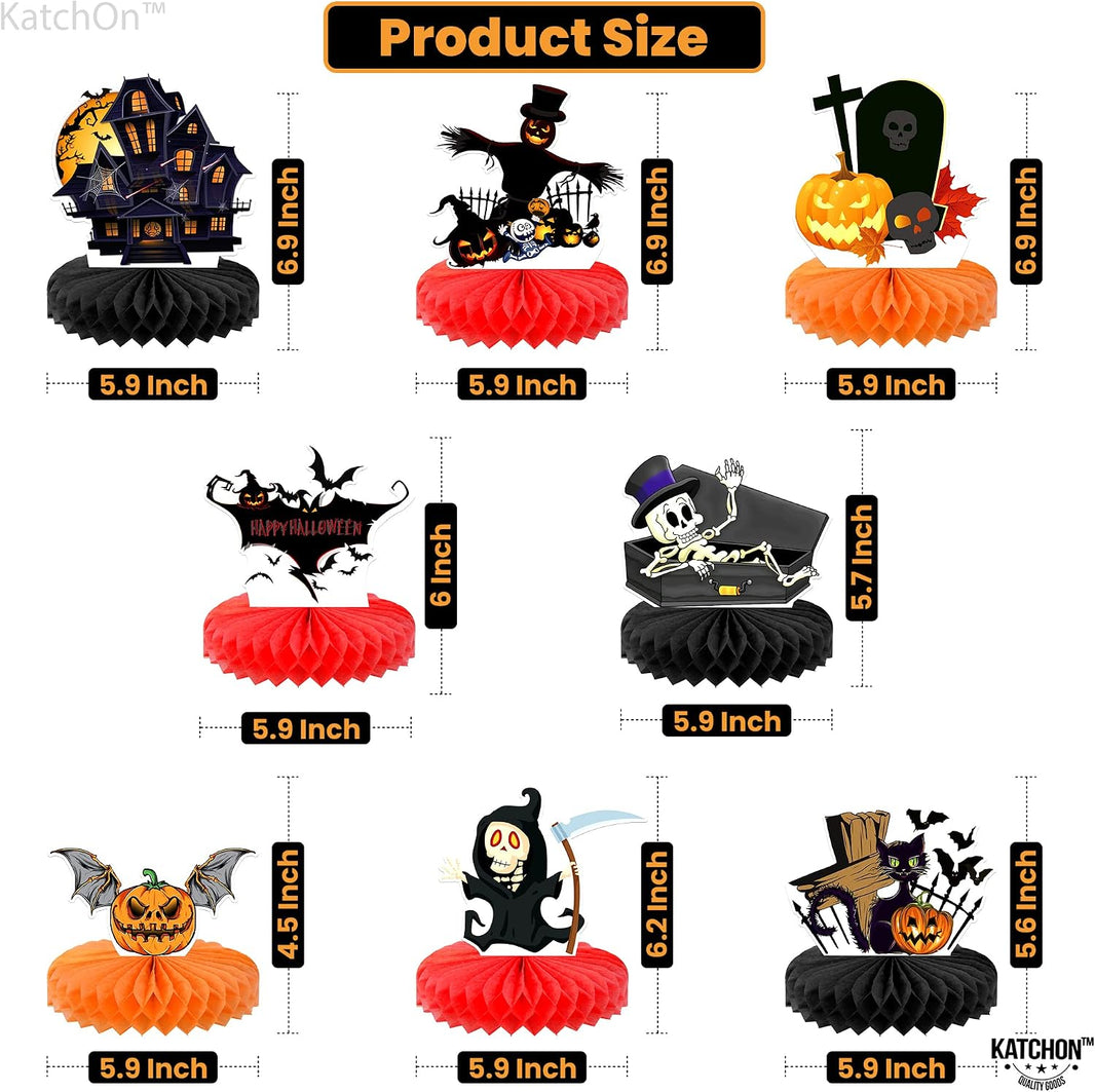 KatchOn Halloween Centerpieces for Tables, Pack of 8