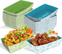 KatchOn Back to School Paper Food Trays- 50 Pack Disposable