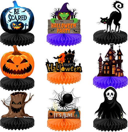 KatchOn Halloween Centerpieces for Tables, Pack of 9