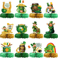 KatchOn, St Patricks Day Centerpiece - Pack of 12 | Leprechaun St Patricks Day Decorations Centerpieces | St Patricks Day Decorations for Table | Leprechaun Decorations | St Patricks Day Decor
