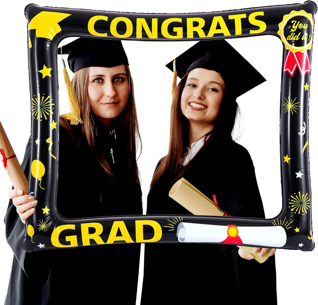 KatchOn, Inflatable Graduation Photo Booth Frame - Huge, 30 Inch | Graduation Photo Booth Props 2026, Graduation Decorations 2026 | Graduation Props for Photoshoot | 2026 Graduation Party Decorations