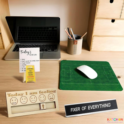 KatchOn, Fun Office Desk Accessories Set - Pack of 4 | Coworker Valentine Gifts, Office Gifts for Coworkers, Men, Women, Boss | Valentines Gifts for Him, Boyfriend | Computer Desk Accessories for Dad