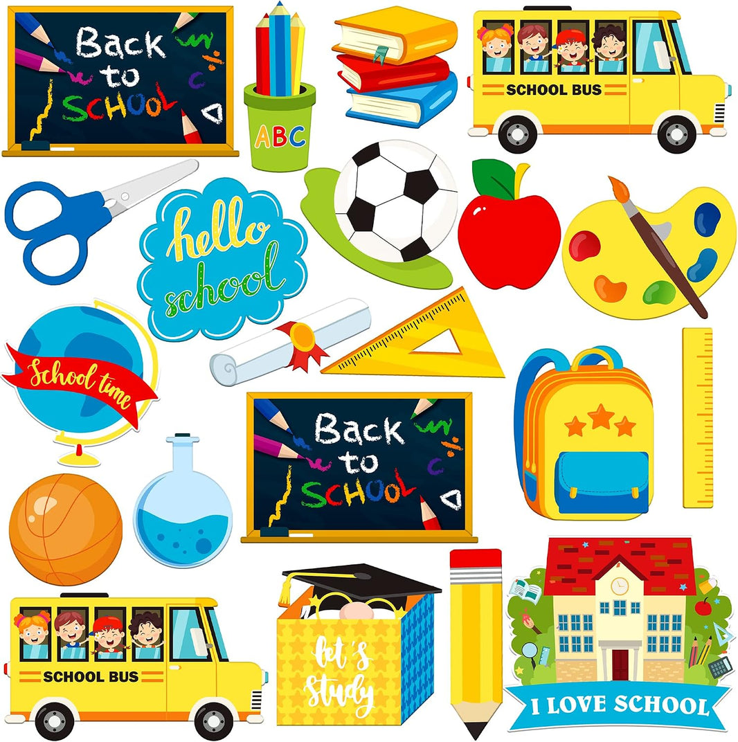 KatchOn Colorful Back to School Photo Booth Props, Pack of 21