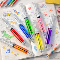 KatchOn 48Pcs Syringe Pen Multicolor Retractable Fun Nurses Week Gifts Bulk