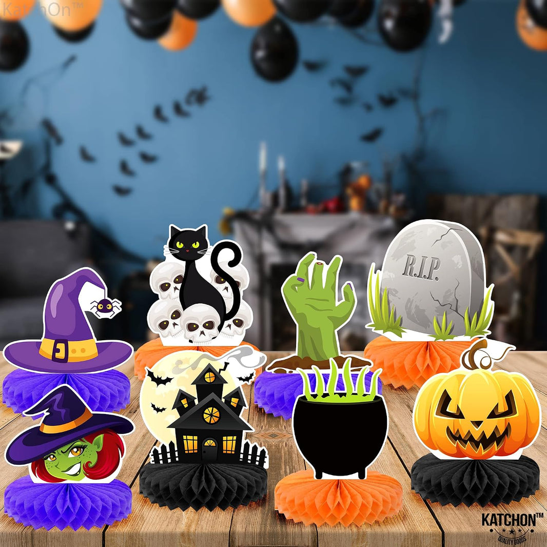 KatchOn Halloween Centerpieces for Tables, Pack of 8