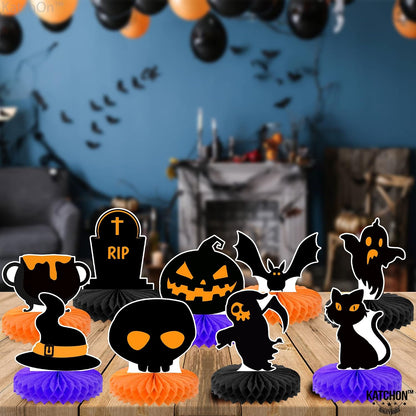 KatchOn Halloween Centerpieces for Tables, Pack of 9