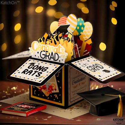 KatchOn, Pop Up Graduation Cards 2026 - Graduation Pop Up Cards 3D for Congrats Grad | Congrats Gad Decorations | Congrats Grad Card Box | Party Favors | 2026 Graduation Decorations, Graduation Gift