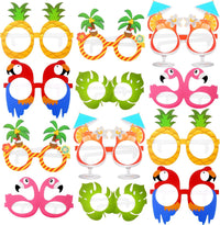 KatchOn Tropical Hawaiian Photo Booth Props, Pack of 12 | Hawaiian Party Decoration | Luau Photo Booth Props, Aloha Party Decoration, Summer Party Decorations