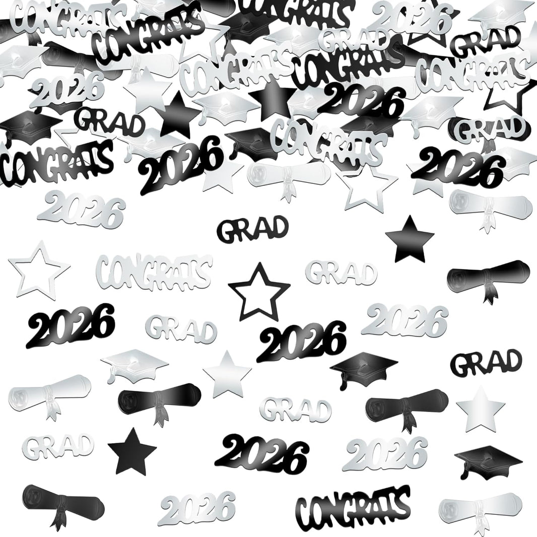 Graduation Decorations 2026 - Pack of 1300 | Congrats Grad Confetti 2026 | Graduation confetti class of 2026 | Graduation Confetti 2026, | 2026 Graduation Table Decorations, KatchOn