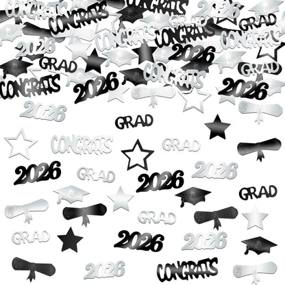 Graduation Decorations 2026 - Pack of 1300 | Congrats Grad Confetti 2026 | Graduation confetti class of 2026 | Graduation Confetti 2026, | 2026 Graduation Table Decorations, KatchOn