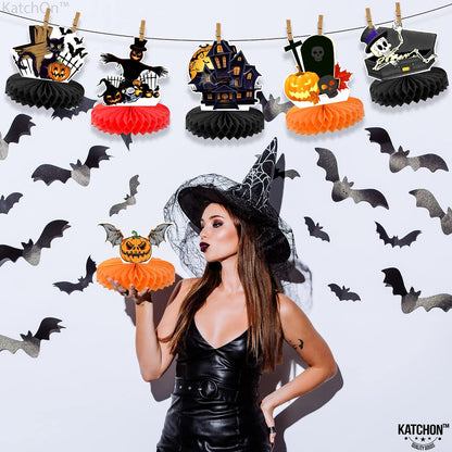 KatchOn Halloween Centerpieces for Tables, Pack of 8