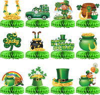 KatchOn, St Patricks Day Decorations Centerpieces - Pack of 12 | St Patricks Day Decorations | Green Centerpiece for St Patricks Day Centerpiece Table Decorations | St Patricks Day Table Decorations
