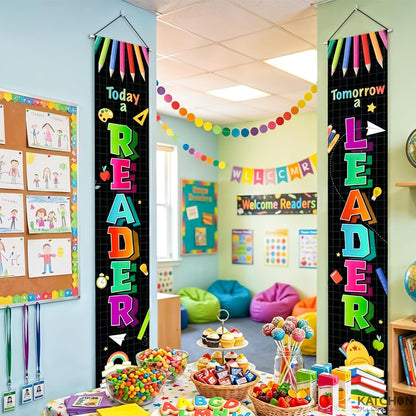 KatchOn Positive Back to School Banner - 120x20 Inch, Classroom Decor