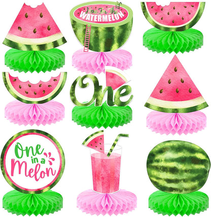 KatchOn One in A Melon Centerpieces –, Pack of 9 | One in a Melon Party Decorations