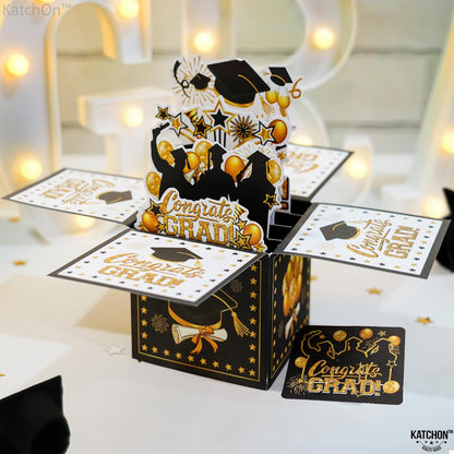 KatchOn, Graduation Pop Up Card 2026-8.2x7.9 Inch | 3D Graduation Cards | Congratulations Cards with Envelopes, Graduations Cards Box, Grad Party Favors, Graduation Decorations 2026