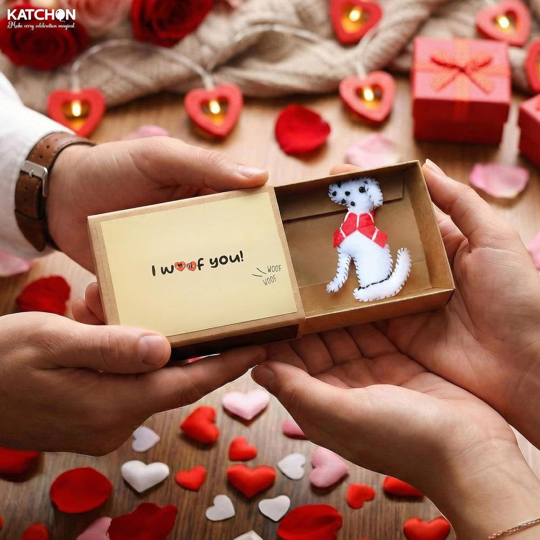 KatchOn, I Woof You Mini Matchbox Gift  | Dog Lover Gifts for Anniversary, Birthday | Cute Small Surprise Box | Animal Lover Gift for Her, Him | Christmas Gifts for Animal Lovers