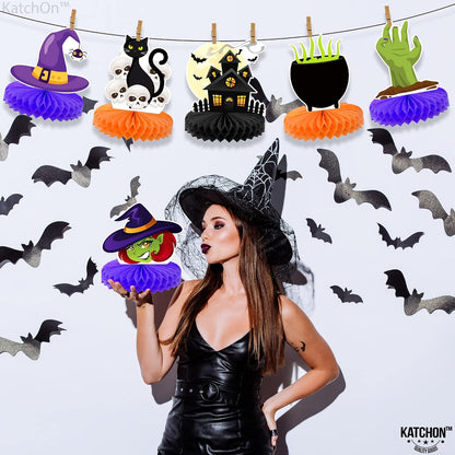 KatchOn Halloween Centerpieces for Tables, Pack of 8