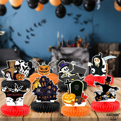 KatchOn Halloween Centerpieces for Tables, Pack of 8