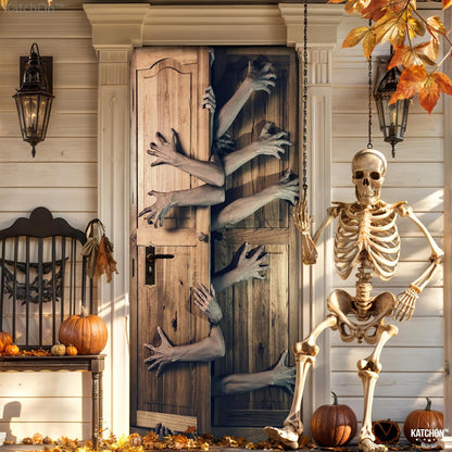 KatchOn Scary Hands 3D Halloween Door Stickers 79x30 Inch
