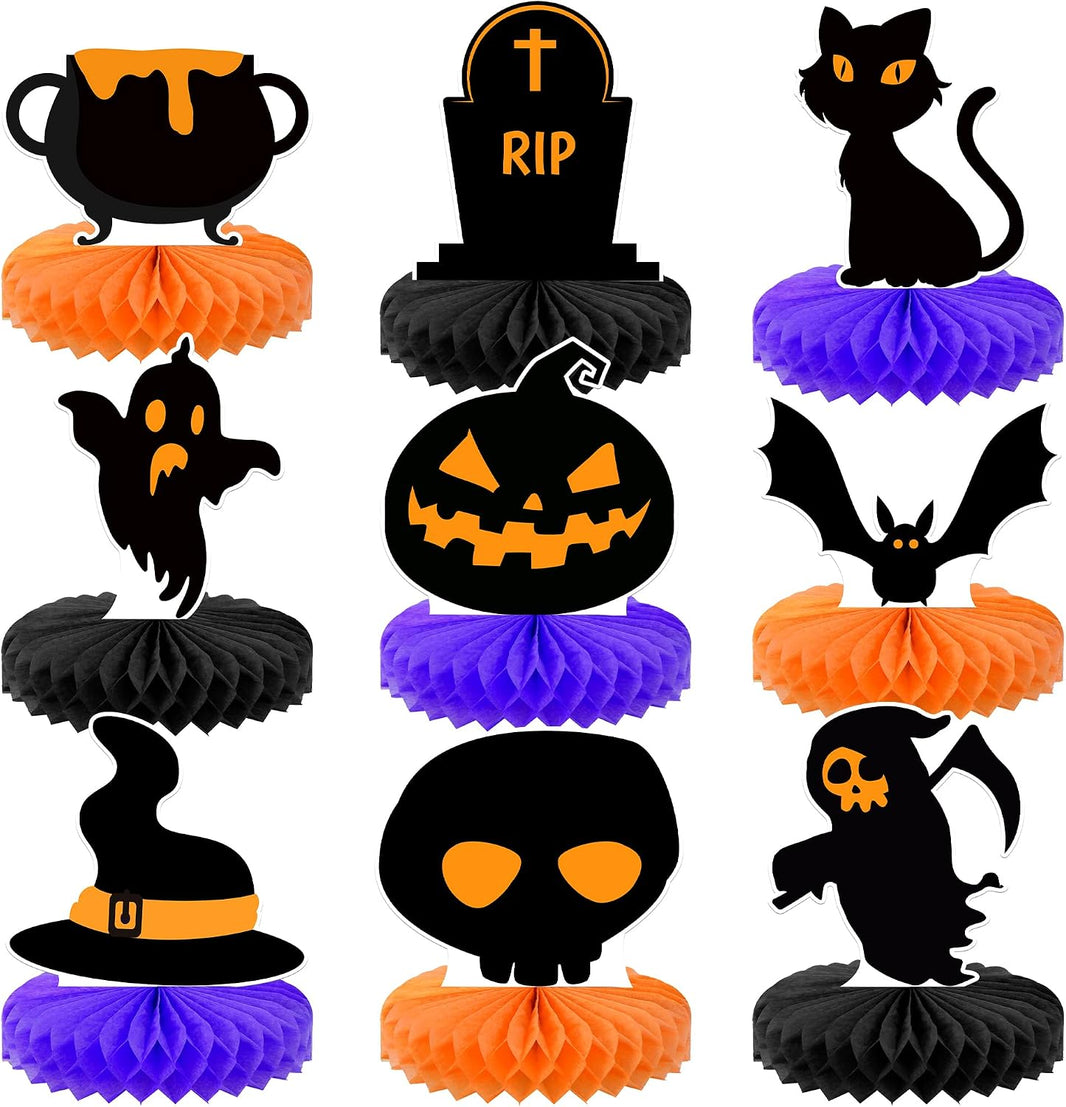KatchOn Halloween Centerpieces for Tables, Pack of 9