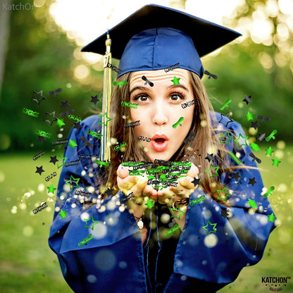 Graduation Decorations 2026 | Shiny 2026 Congrats Grad Confetti - Pack of 1000 | Graduation Confetti Class of 2026 | Graduation Confetti 2026, 2026 Graduation Table Decorations,KatchOn