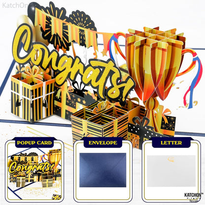 KatchOn, 2026 Graduation Gifts Card | Pop Up Congrats Grad Card for Friends | Kindergarten Graduation card For Congrats Grad Decorations | Graduations Cards 2026 for 2026 Graduation Decorations