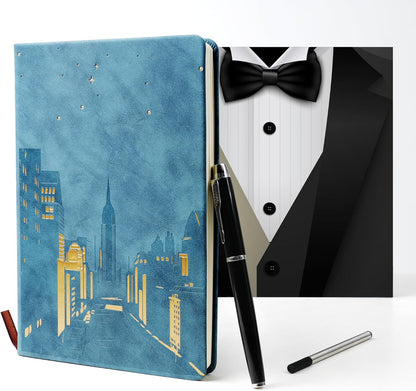KatchOn, Fathers Day Gift - 8 Inch, Pack of 3 | Diary, Pen, Pen Refill Set | Fathers Day Gift For Dad | Graduation Gifts For Men