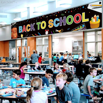 KatchOn Back To School Banner - 120x20 Inch, Back To School Decorations