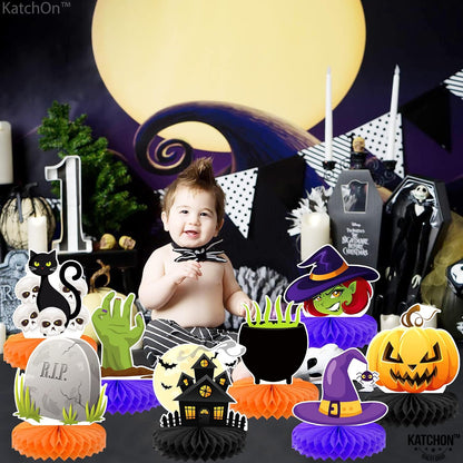 KatchOn Halloween Centerpieces for Tables, Pack of 8