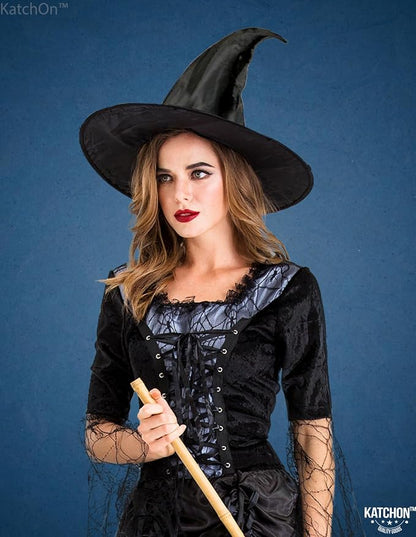 KatchOn Halloween Witch Costume for Women With Black Hat | Wicked Witches Cosplay for Adults