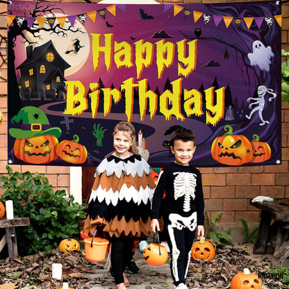 KatchOn Perfect for Halloween Birthday Party Decorations & Backdrop