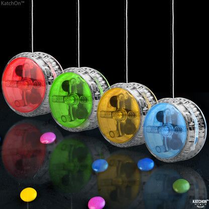 KatchOn, Multicolor, Light Up Yoyos - Pack of 24 | LED Yoyo Bulk, Carnival Prizes, Christmas Gifts for Grandkids | Yoyo for Kids 8-12 | Birthday Party Favors, Classroom Prizes, Thanksgiving Gifts