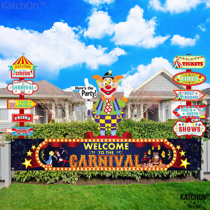 Carnival Tiger Yard Poster